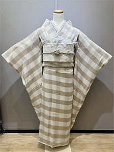 ベージュチェック