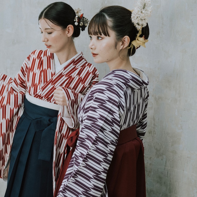 矢がすり/紫(二尺)
